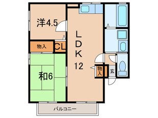 仁川パ－クハイムの物件間取画像